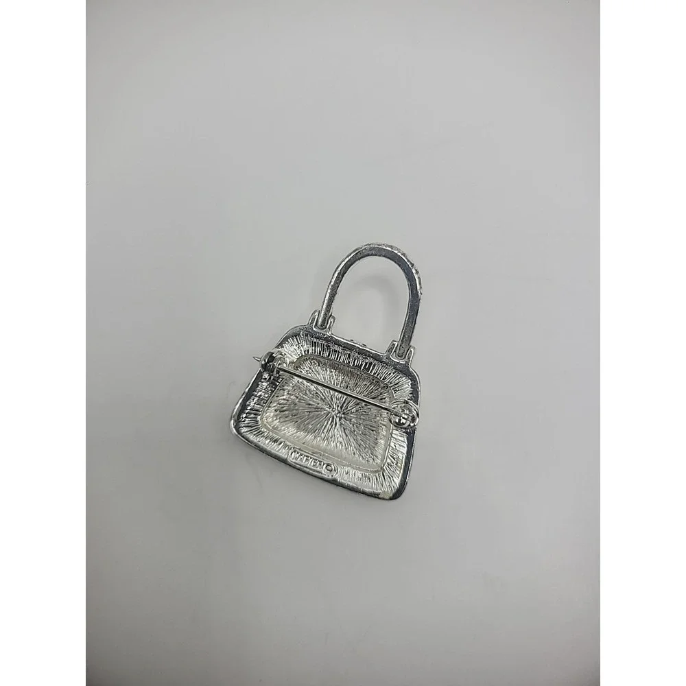 Vintage Napier Brooch Pin Handbag Purse Handle Jewelry Costume‎